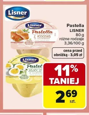 Pastella LISNER promocja w Carrefour Market