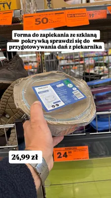 Forma do zapiekania ze szklaną pokrywką Smukee Home promocja w Biedronka
