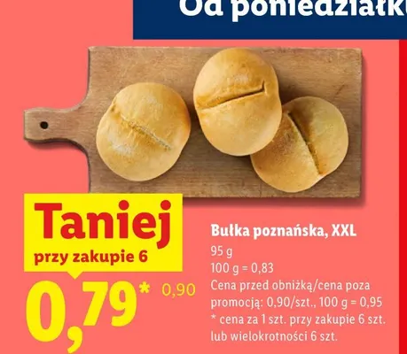 Bułka poznańska XXL promocja w Lidl