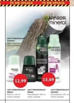 Antyperspirant męski Garnier Mineral promocja w Blue Stop