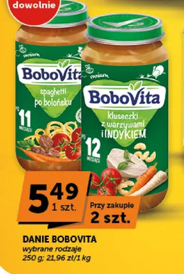 Danie BoboVita spaghetti po bolońsku promocja w Euro Sklep