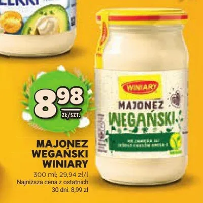 Majonez wegański promocja w Stokrotka