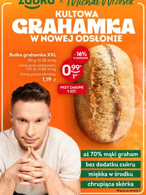 Bułka grahamka XXL promocja w Żabka