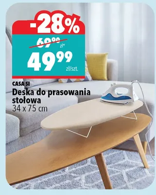 Deska do prasowania stołowa 34 x 75 cm promocja w Biedronka Home
