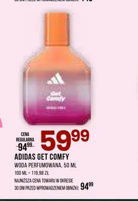 Woda perfumowana Adidas Get Comfy promocja w Drogerie Natura