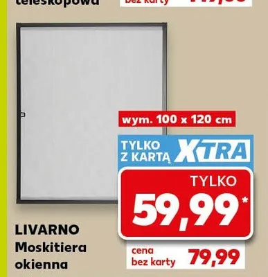 Moskitiera okienna Livarno promocja w Kaufland