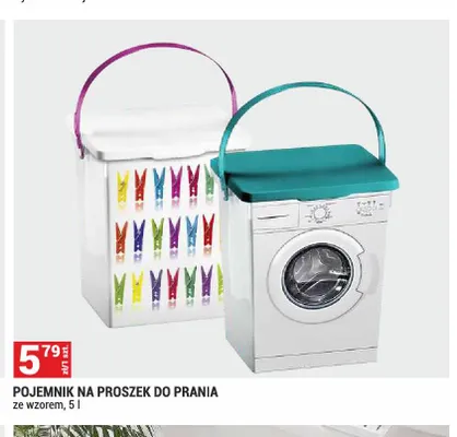 Pojemnik na proszek do prania 5 l promocja w Merkury Market