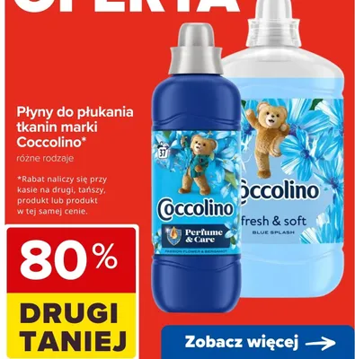 Płyn do płukania tkanin różne rodzaje promocja w Carrefour