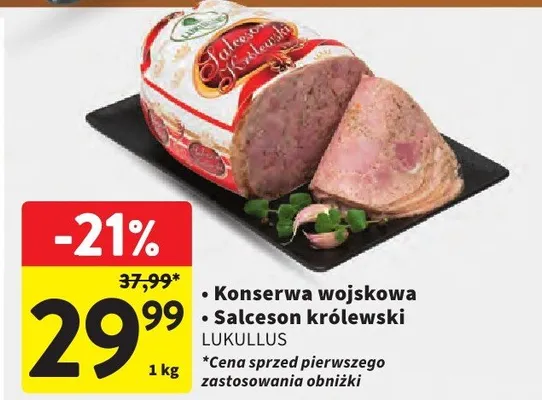 Salceson królewski promocja w Intermarche