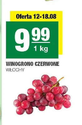 Winogrono czerwone Włochy promocja w SPAR