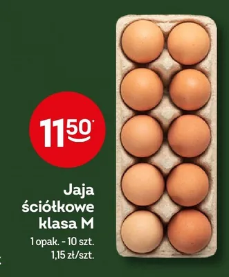 Jaja ściółkowe klasa M promocja w Żabka