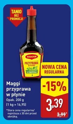 Przyprawa w płynie Maggi promocja w Aldi