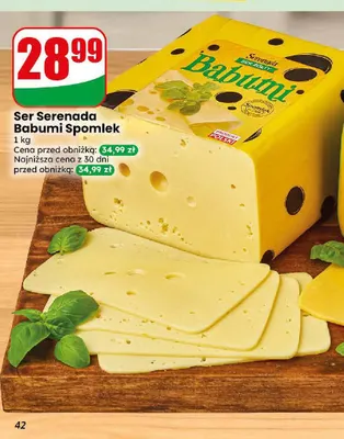 Ser Serenada Babumi Spomlek promocja w Dino