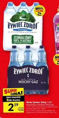Woda Żywiec Zdrój niegazowana promocja w Twój Market