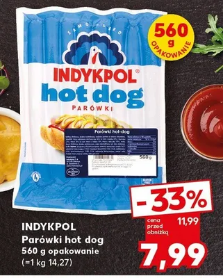 Parówki hot dog promocja w Kaufland