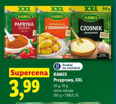 Papryka słodka mielona XXL Kamis promocja w Lidl