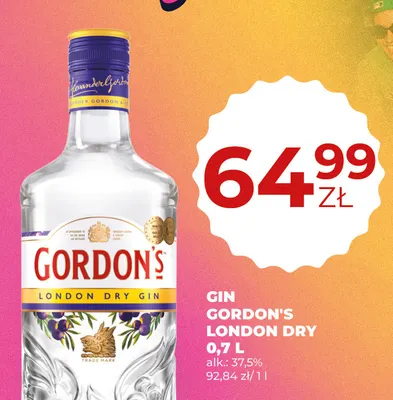 Gin Gordon's London Dry promocja w Duży Ben