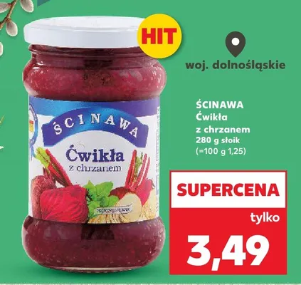 Ćwikła z chrzanem promocja w Kaufland