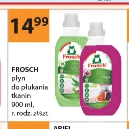 Płyn do płukania tkanin Frosch promocja w Drogerie Laboo