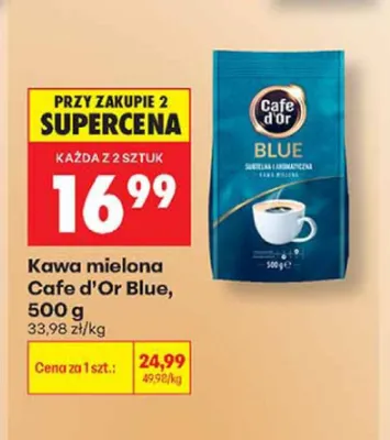 Kawa mielona Cafe d'Or Blue promocja w Biedronka