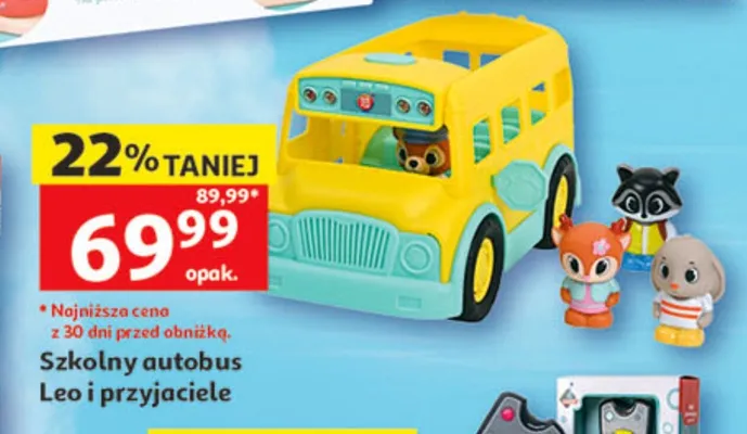 Szkolny autobus Leo i przyjaciele promocja w Auchan