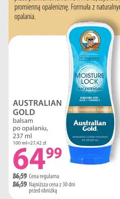 Balsam po opalaniu Australian Gold Moisture Lock promocja w Hebe