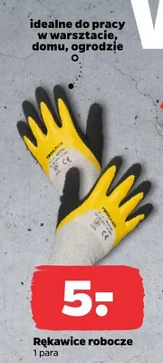 Rękawice robocze promocja w Netto