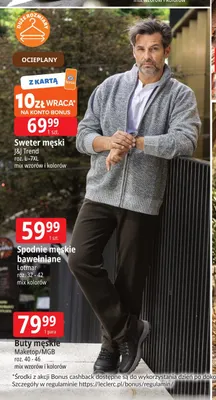 Buty męskie Maketop/MGB promocja w Leclerc