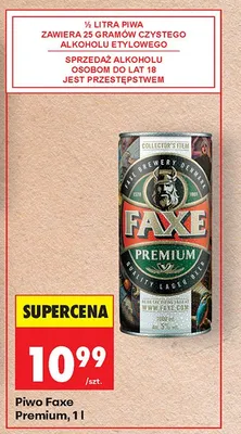 Piwo Faxe Premium promocja w Biedronka