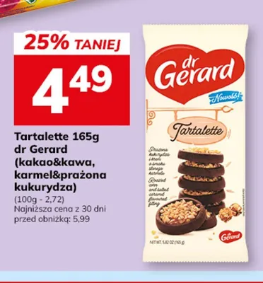 Ciastka Tartalette kakao & kawa dr Gerard promocja w Hitpol