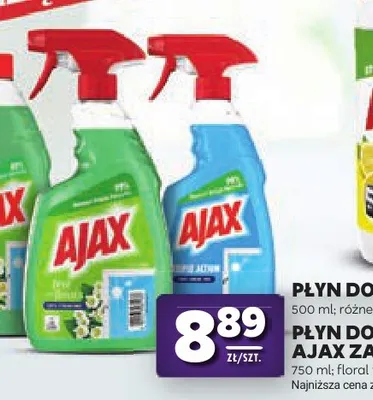 Płyn do szyb Ajax zapas Floral Fiesta promocja w Stokrotka