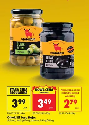 Oliwki czarne promocja w Biedronka