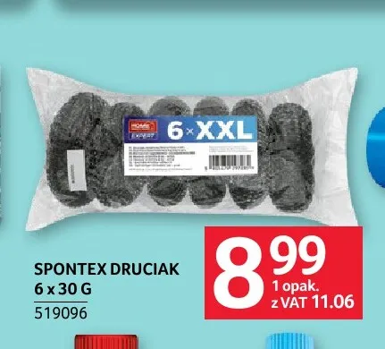 Druciak 6-pak Spontex promocja w Selgros