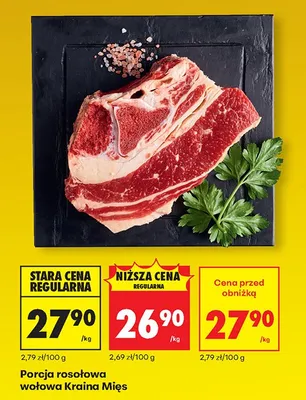 Porcja rosołowa wołowa promocja w Biedronka