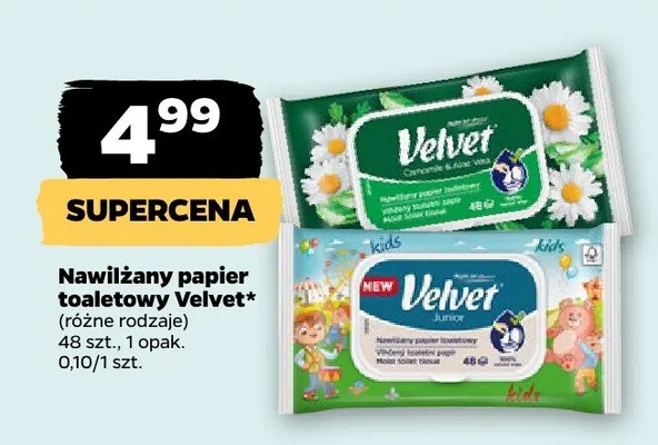 Nawilżany papier toaletowy promocja w Netto
