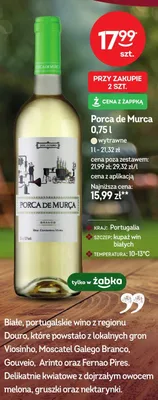 Wino białe wytrawne Porca de Murça promocja w Żabka