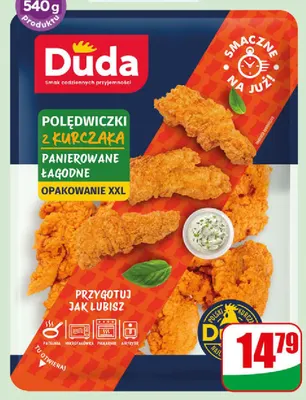 Polędwiczki panierowane z kurczaka Duda promocja w Dino