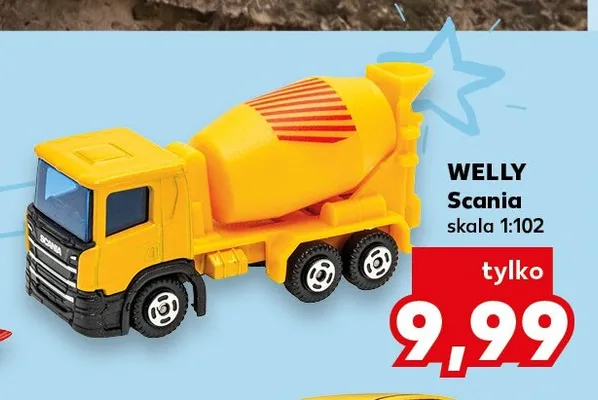 Model ciężarówki Scania Welly promocja w Kaufland