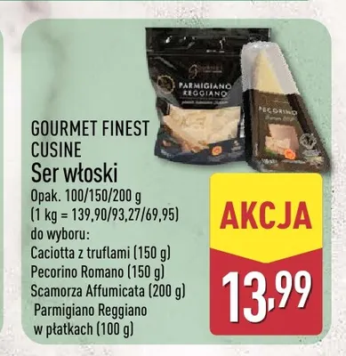 Ser włoski Parmigiano Reggiano w płatkach Gourmet Finest Cuisine promocja w Aldi
