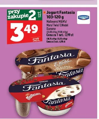 Jogurt Fantasia M&M's Danone promocja w TOPAZ