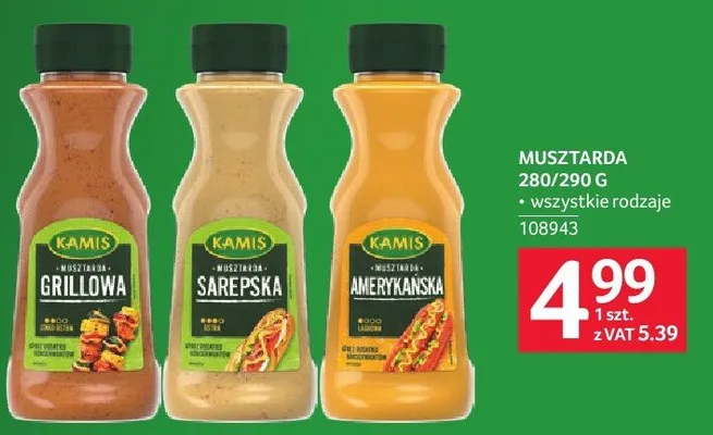 Musztarda Kamis promocja w Selgros