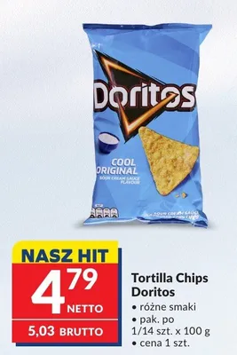 Tortilla chips Doritos różne smaki promocja w Makro
