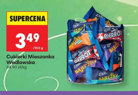 Cukierki Mieszanka Wedlowska E.Wedel promocja w Biedronka