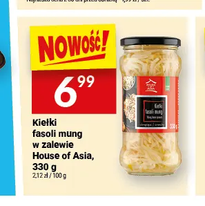 Kiełki fasoli mung w zalewie House of Asia promocja w Twój Market