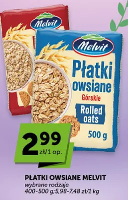 Płatki owsiane promocja w Euro Sklep