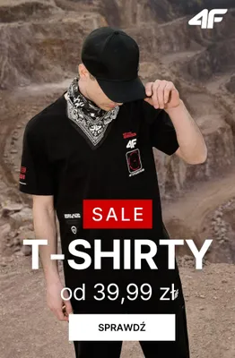 T-shirt 4F promocja w 4F