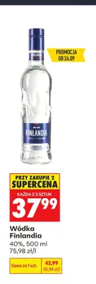 Wódka Finlandia 40% promocja w Biedronka