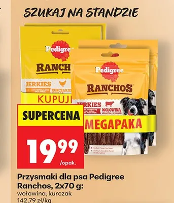 Przysmak dla psa Pedigree Ranchos kurczak promocja w Biedronka