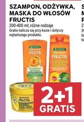 Szampon do włosów Garnier Fructis promocja w Stokrotka