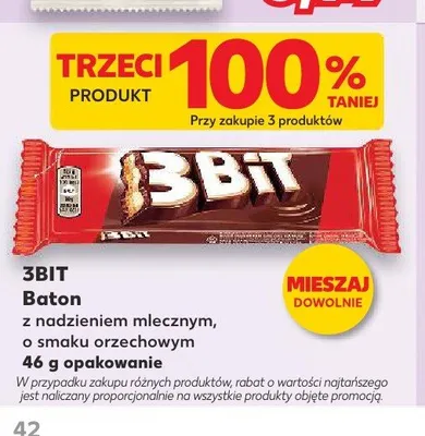 Baton 3Bit promocja w Kaufland